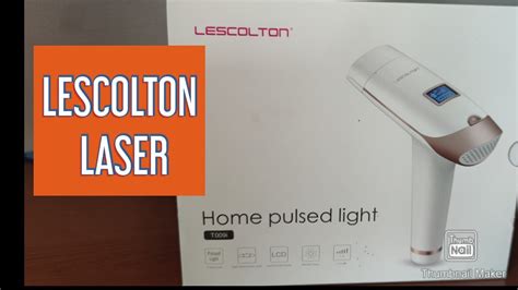 Unboxing Home Pulsed Light Lescolton Laser Nfv Youtube