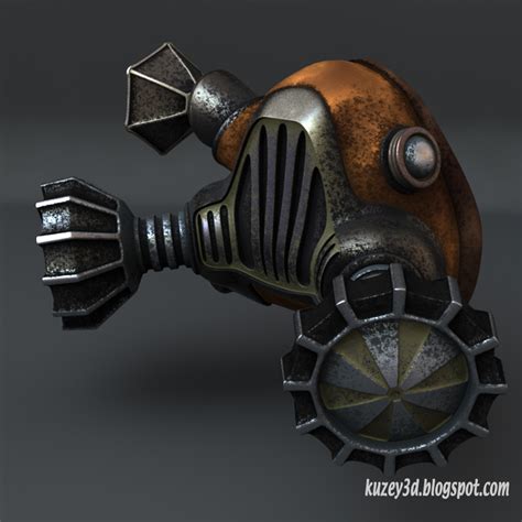 Steampunk gas mask by Kuzey3d on DeviantArt