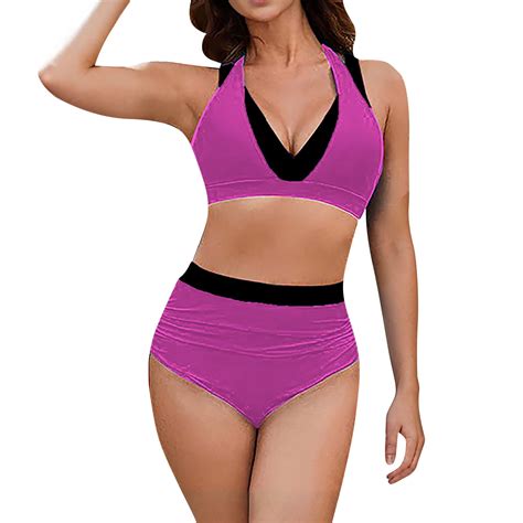 Divhosrg High Waisted Bathing Suit For Women Bikini Sets For Women Clearance Strapless Bathing