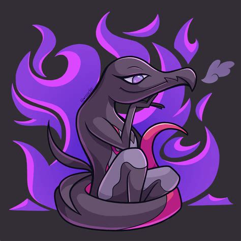 Download Pokémon Salazzle With Purple And Blue Flames Wallpaper