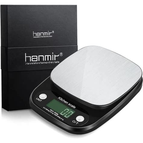 Balance De Cuisine Electronique Balance De Precision 3Kg 1G Hanmir