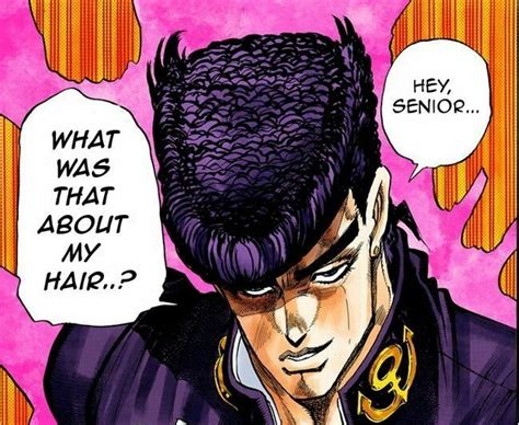 Josuke Higashikata hair insults Danganronpa 1 edition | Danganronpa Amino