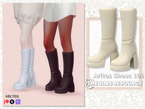 The Sims Resource Long Boots 108