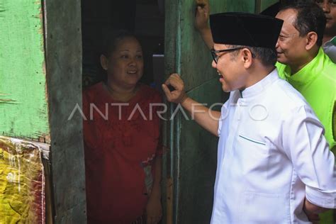 Muhaimin Kampanye Di Kampung Nelayan Jakarta Antara Foto