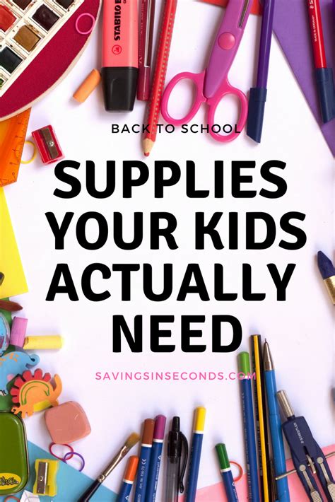 The supplies your kids actually need for going back to school