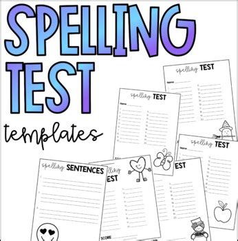 Monthly Themed Spelling Tests By Jenna Townsend Tpt