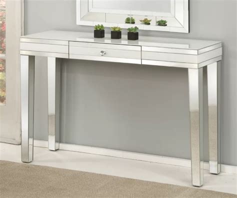 Mirrored Console Table With Drawer – MIRROR MOBILIA