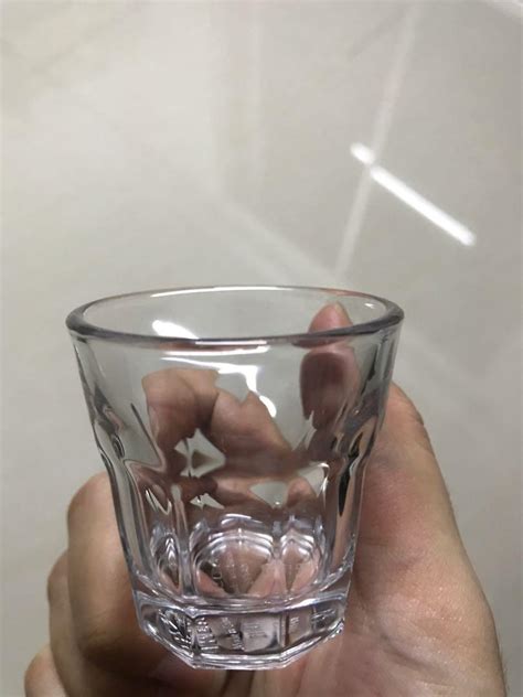 Pokal Clear Glass 5cl 5cm Furniture Home Living Kitchenware