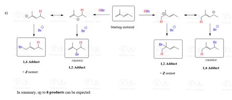 1 2 And 1 4 Electrophilic Addition To Dienes Chemistry Steps