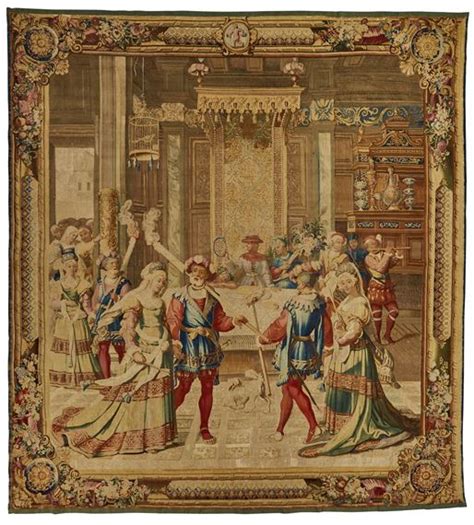 Master Of The Months Of Lucas A French Allegorical Months Tapestry