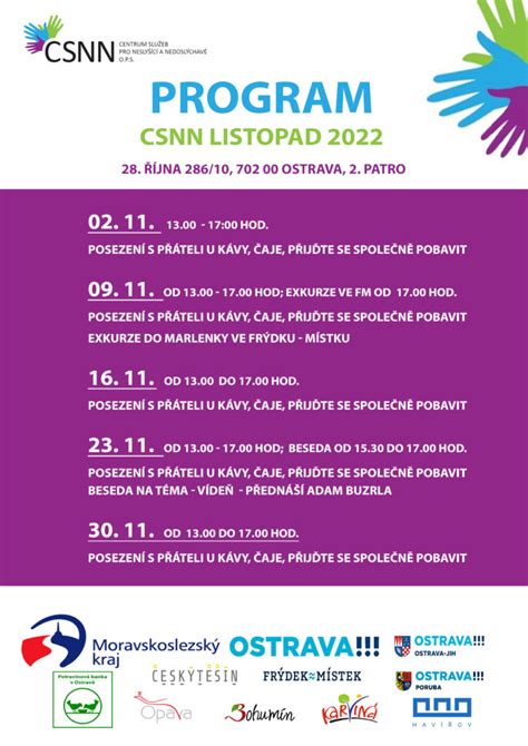 Program Na Listopad 2022 S Videem Csnn