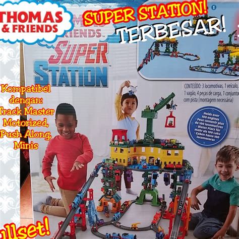 Jual Thomas Friends Super Station Original Fisher Price Shopee