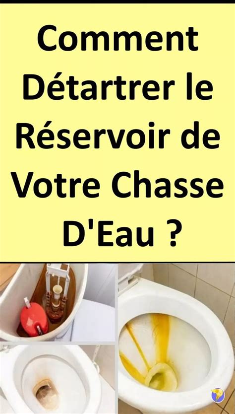 D Tartrer Le R Servoir De La Chasse Deau Des Toilettes Le Comment