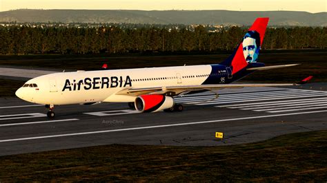 Air Serbia Yu Arb Nikola Tesla X Works A330 200 X Plane 12