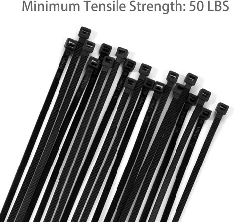 XINGO 24 Inch Zip Ties Heavy Duty 50PCS 50 Lbs Strength UV Resistant