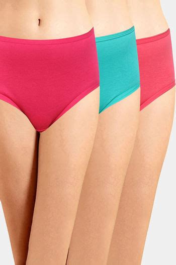 Buy Incare High Rise Full Coverage Hipster Panty Pack Of 3 Assorted At Rs383 Online