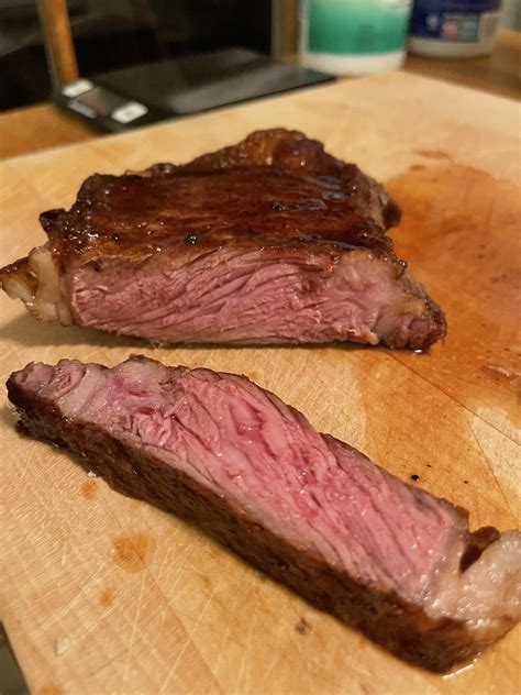 Reverse Sear Rib Eye Finished In Cast Iron R Steak