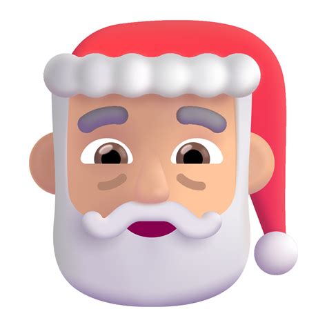 🎅🏼 Santa Claus Medium Light Skin Tone Emoji