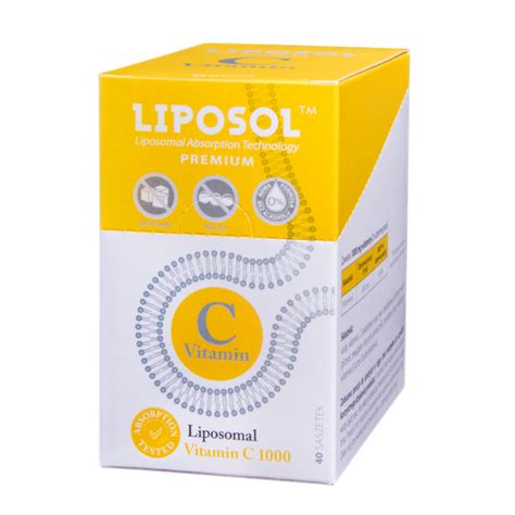 Liposol Liposomalna WITAMINA C 1000 Mg X 40 Saszetek PREMIUM