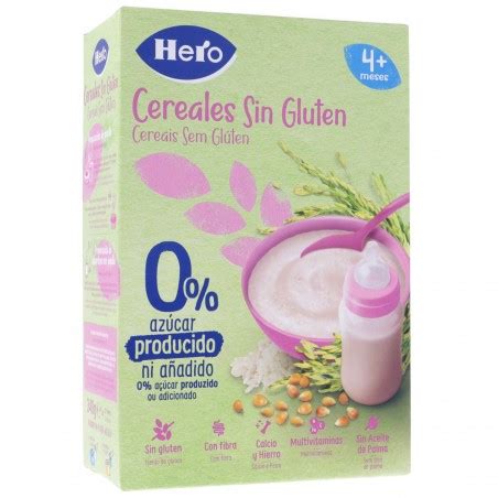 Comprar Hero Baby Papilla Cereales Sin Gluten 340g A Precio Online