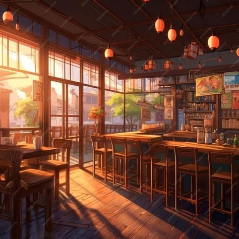 Premium Ai Image Calm Cafe Atmosphere