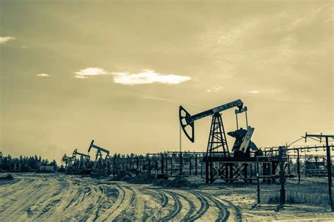 Pump Jack Extraction Of Oil Petroleum Concept — Stock Photo © Bashta