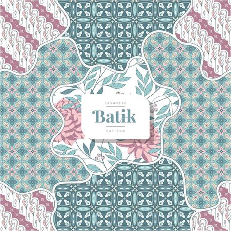 Premium Vector Hand Drawn Batik Pattern Design 03