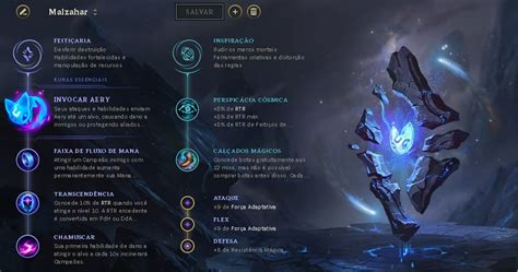 Builds E Runas Guia Do Campeão Malzahar