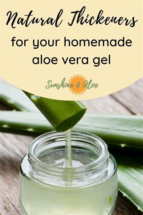 How To Thicken Your Homemade Aloe Vera Gel Artofit