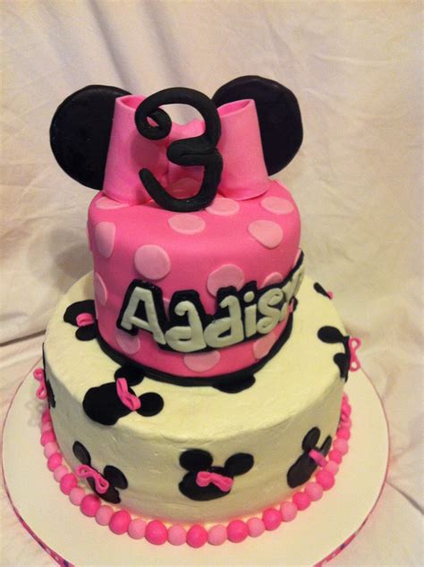 Minnie Mouse Ears Cake