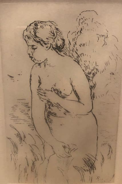 Baigneuse Debout A Mi Jambes 1910 Or Bathing Nude By Pierre August