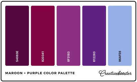 20+ Best Maroon Color Palettes (Colors That Go With Maroon) – CreativeBooster