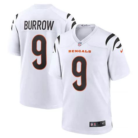 Joe Burrow #9 Cincinnati Bengals Stitched Jersey – White - Athenastyle