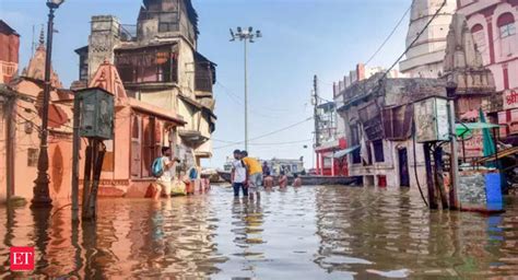 Varanasi Low Lying Areas Submerged As Water Level Rises In Ganga River