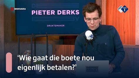 Pieter Derks Over Boete Voor Belastingdienst Npo Radio 1 Youtube