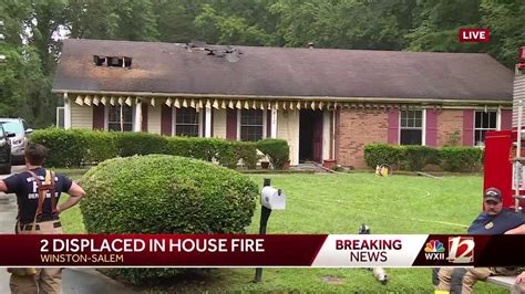 North Carolina Fire Officials Say Two People Displaced After House Fire