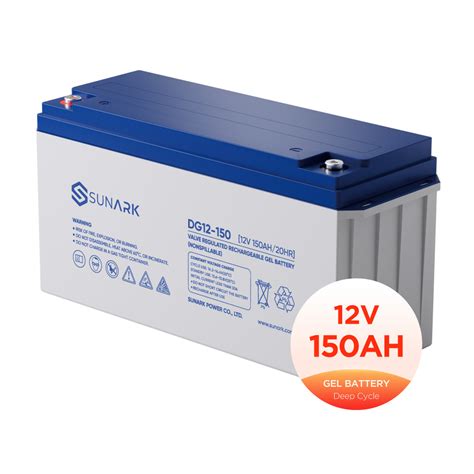 Maintenance Free Sunark 12V 150ah Deep Cycle Solar Battery 200ah Home