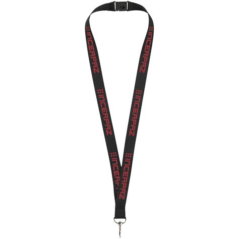 Lago Lanyard With Break Away Closure Big Red Branding