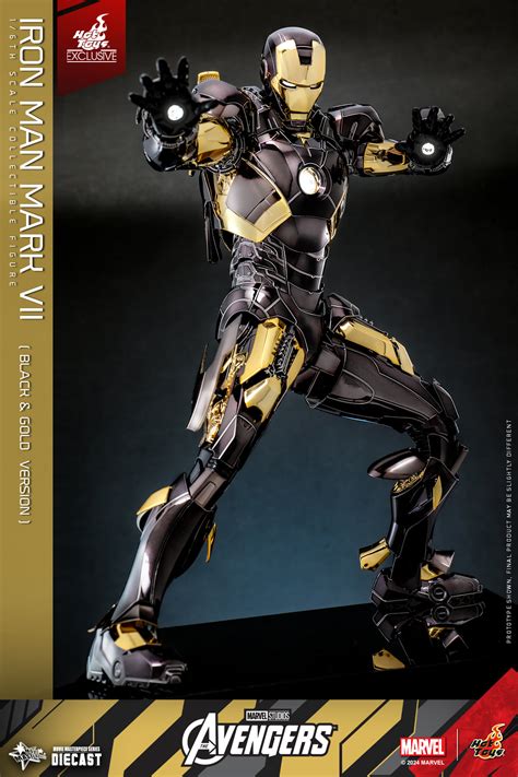 Hot Toys MMS D The Avengers Iron Man Mark VII Black Gold Hot Toys Complete Checklist