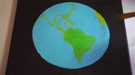 How To Paint An Earth Tutorial Youtube