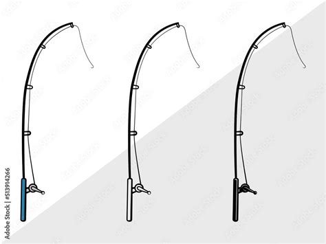 Fishing Rod Svg Fishing Svg Fishing Pole Svg Fishing Hook Svg