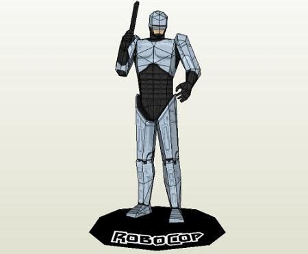 Robocop Paper Model By Paper Juke A Really Nice Paper Model Of