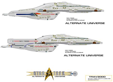 NCC-74656 USS Voyager AU by trav3000 on DeviantArt