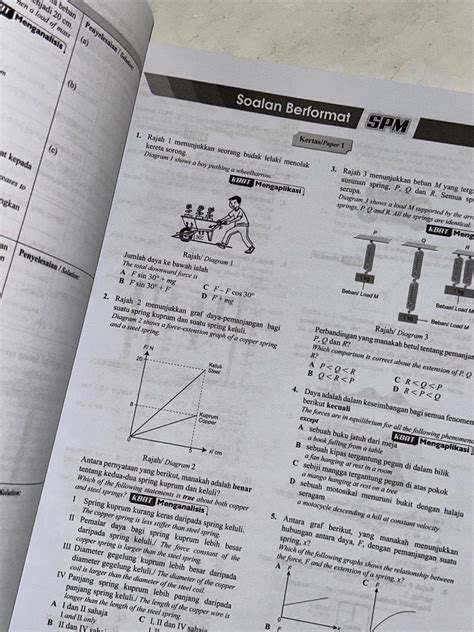 Spm Kssm Form 5 Physics Workbook Hobbies And Toys Books And Magazines Assessment Books On Carousell