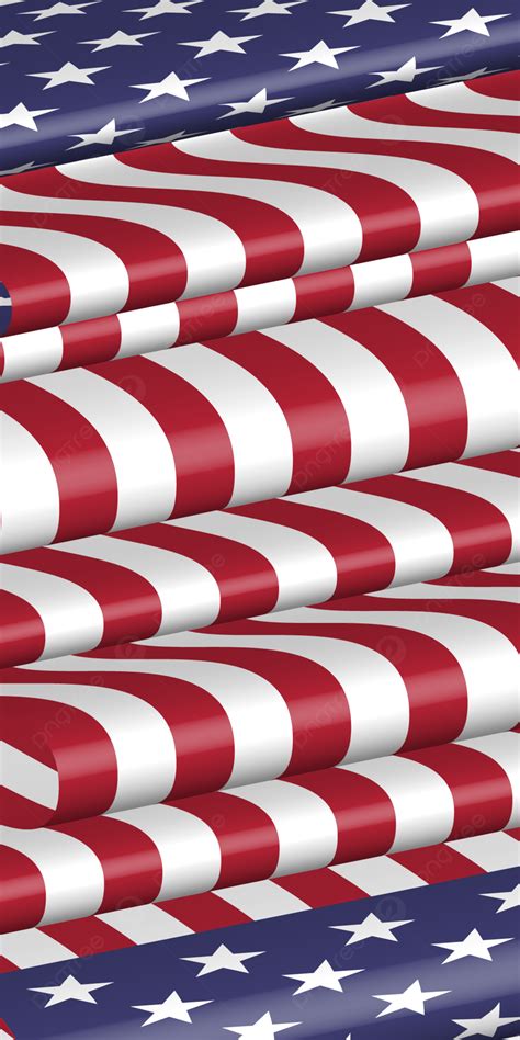 Vertical American Flag Wallpaper