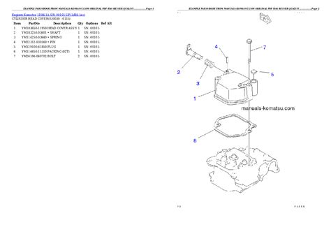 1d84 1a Sn 00101 Up Partsbook Manuals Shop Repair Operation Partsbooks