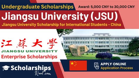 Jiangsu University Scholarships 2024 China Scholarships For