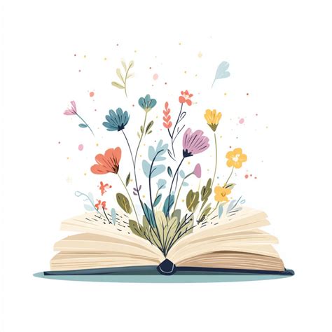 book floral art blooming book flower book design nature  book