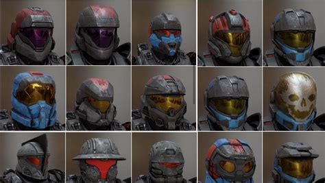 Huge list of Halo Infinite helmet cosmetics leaks online