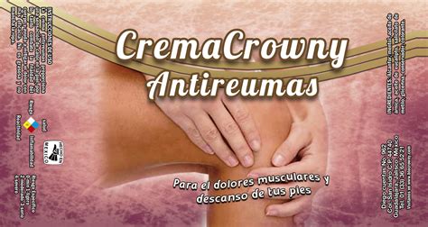 CremaCrowny Corporal Antireumas Ayuda A Reducir El Dolor Muscular Con